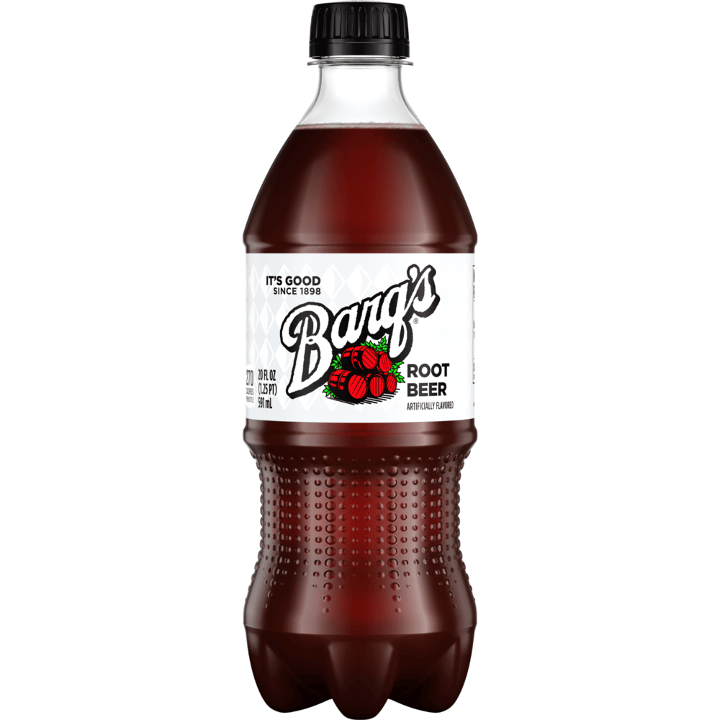 20 oz Barq's Root Beer.