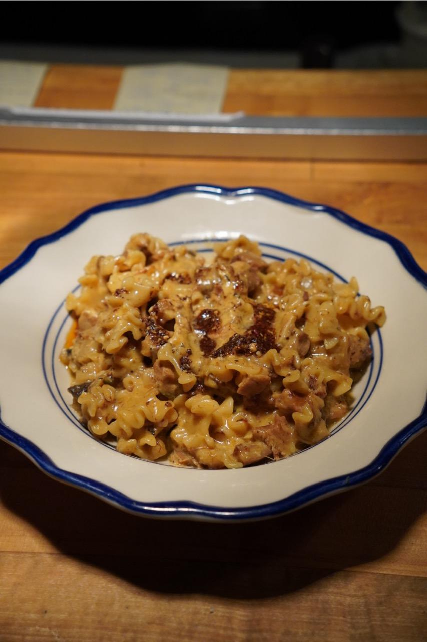Sisig Carbonara & Reginetti.