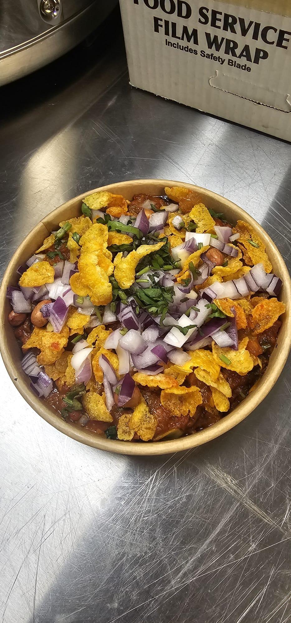 Mushroom Chaat.