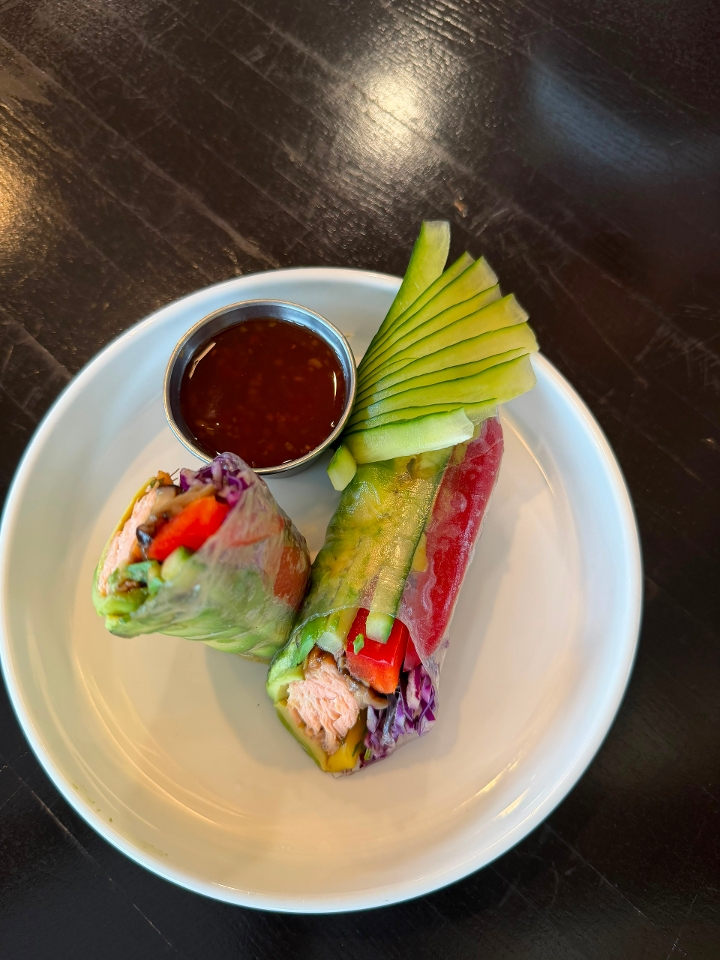Salmon Spring Roll.
