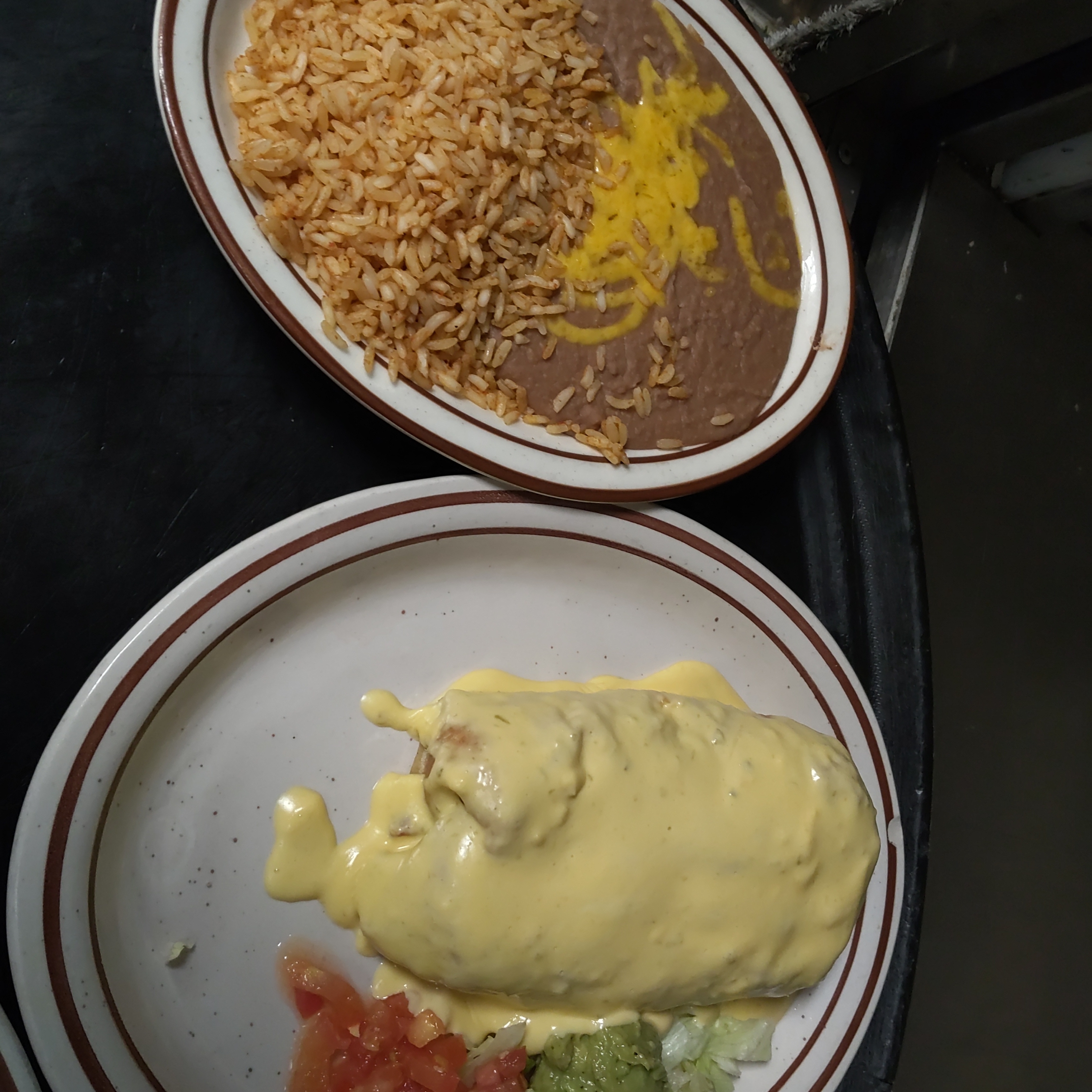 Chimi Fajita Steak Dinner.