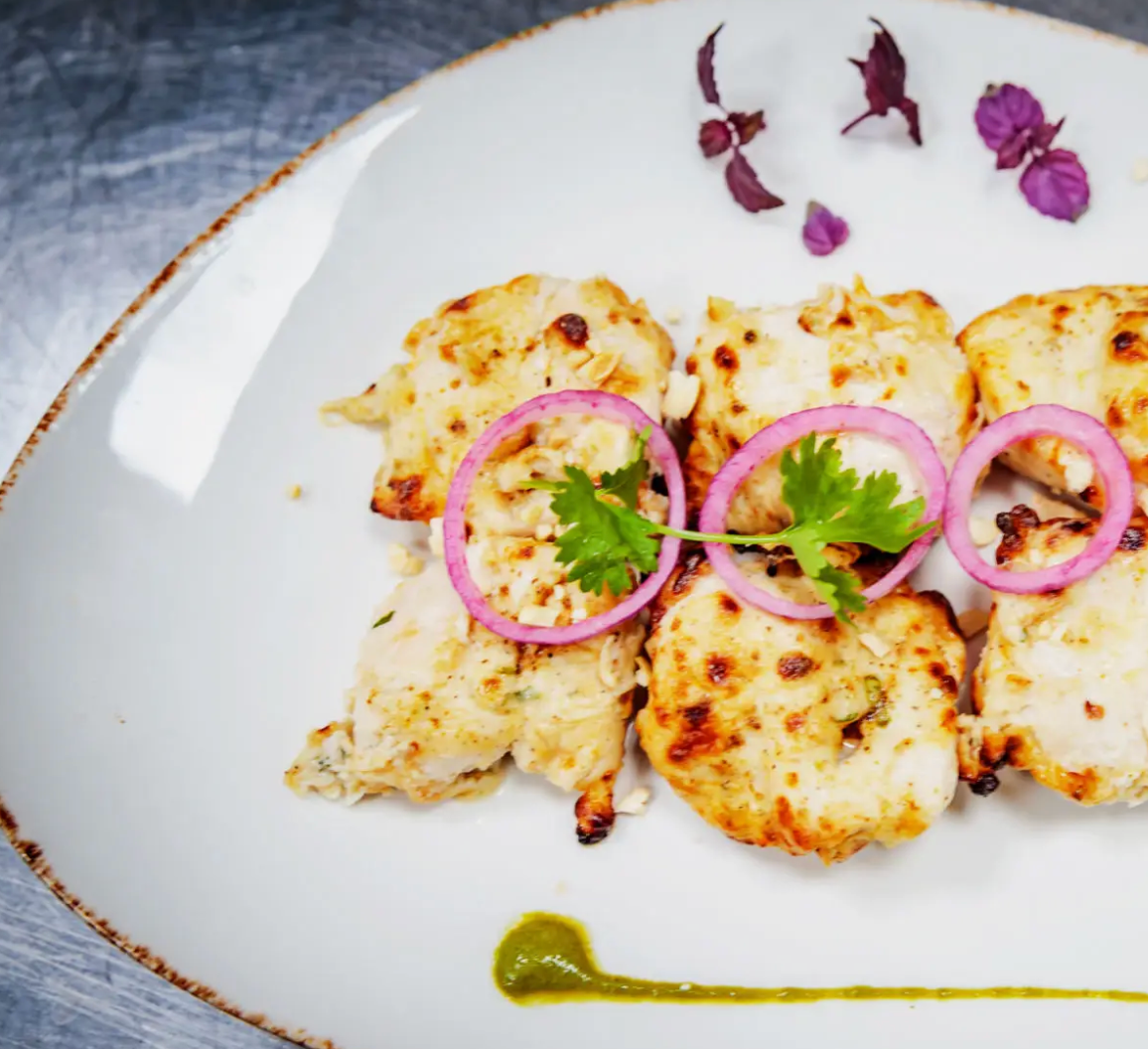 Malai Chicken Tikka.