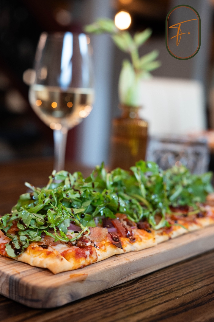 Flatbread Meat & Cheese.