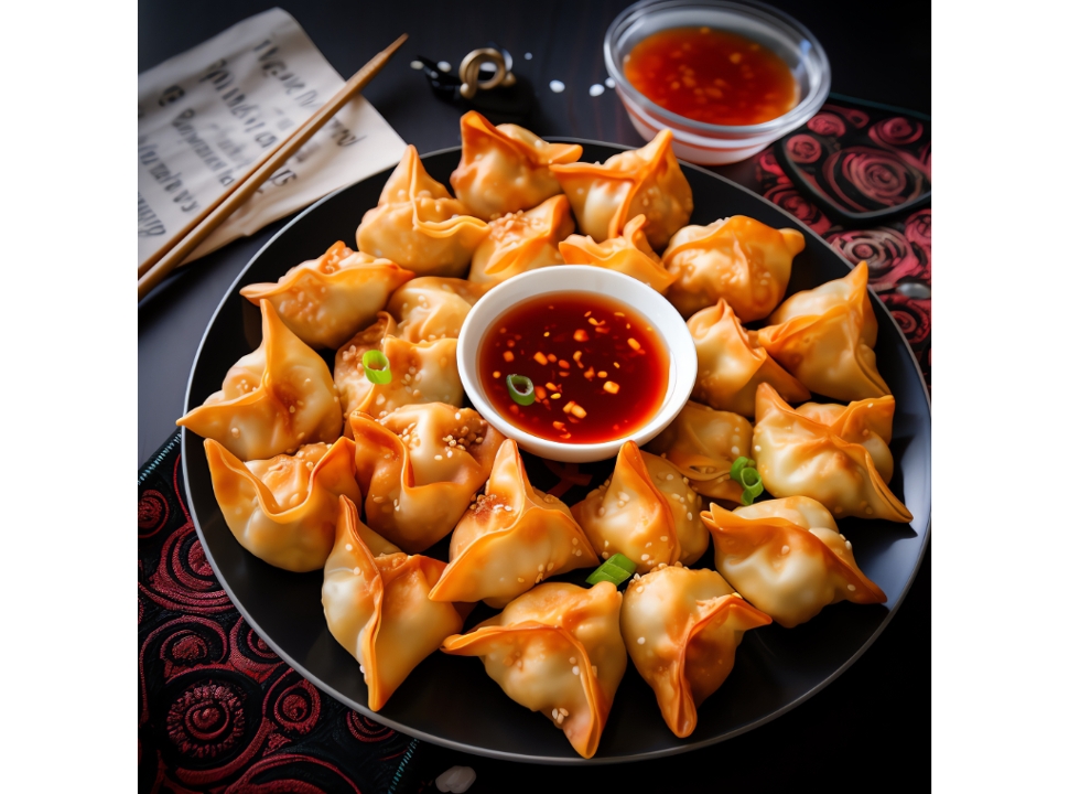 1/2 Dozen Crab Rangoons.