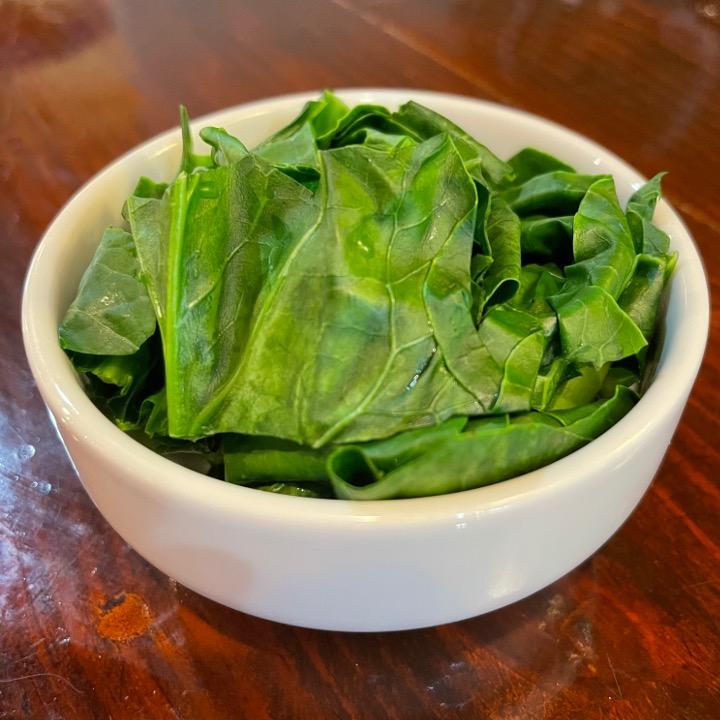 SIDE Steamed Chinese Broccoli.