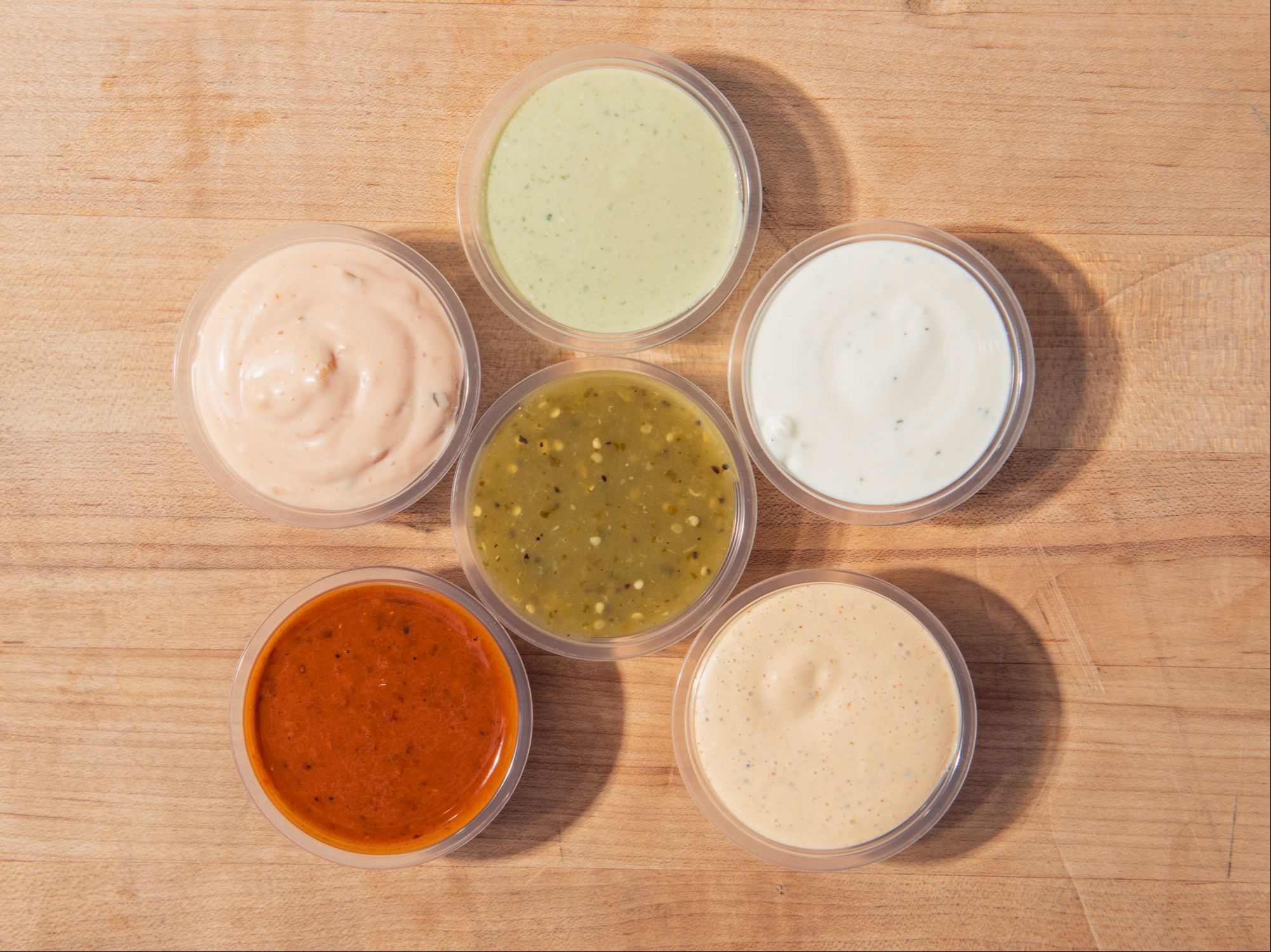 Extra Sauces on Side.