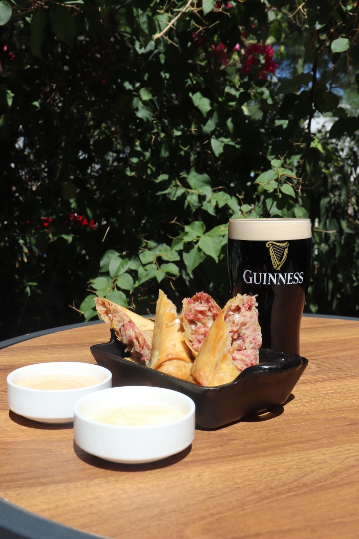 REUBEN EGG ROLLS.
