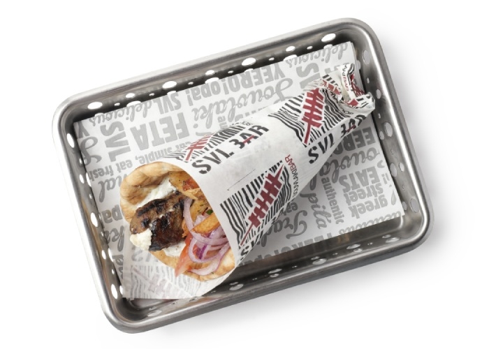 Feta-Stuffed Beef Kebab Pita.
