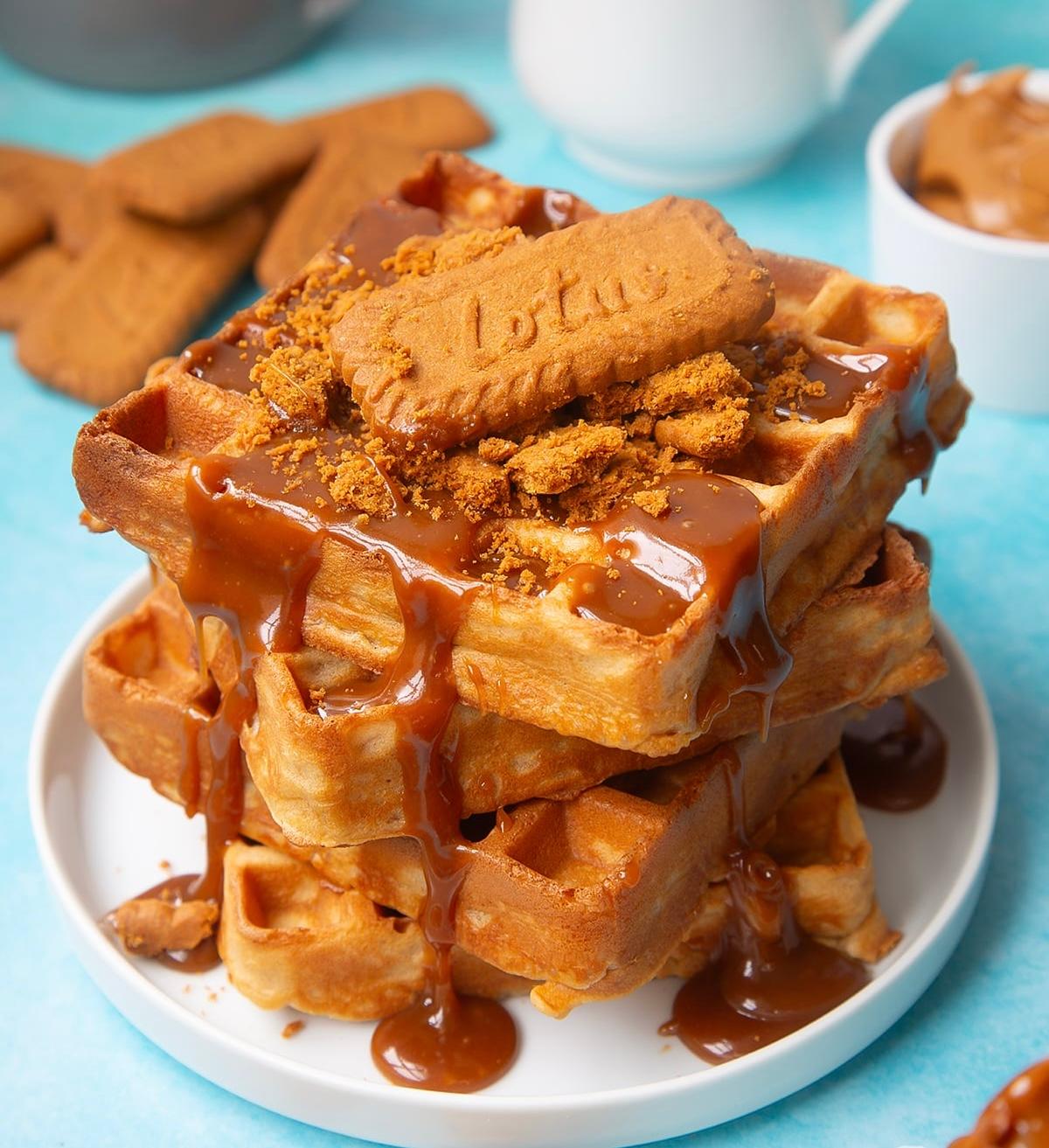 Lotus Biscoff Waffle.