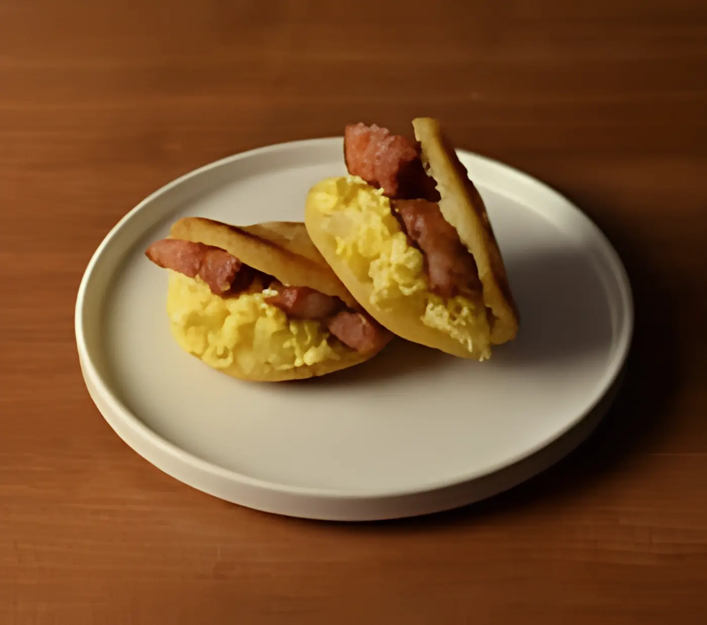 Bacon, Egg N'Cheese Arepas.