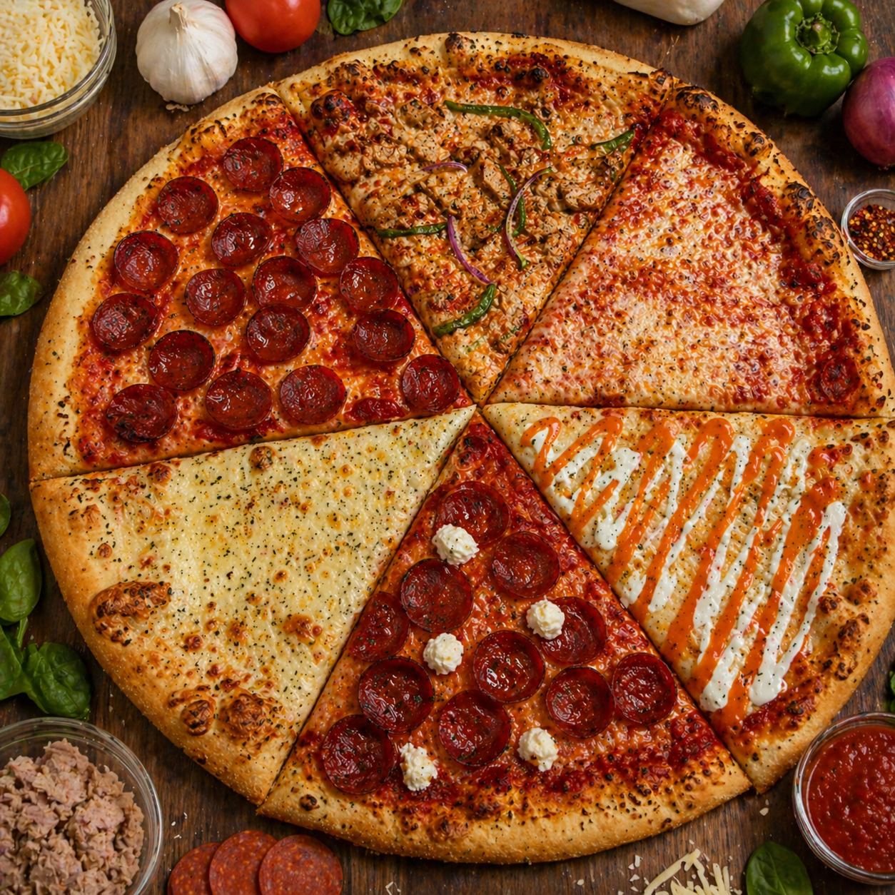 Mix & Match 6 Slice.