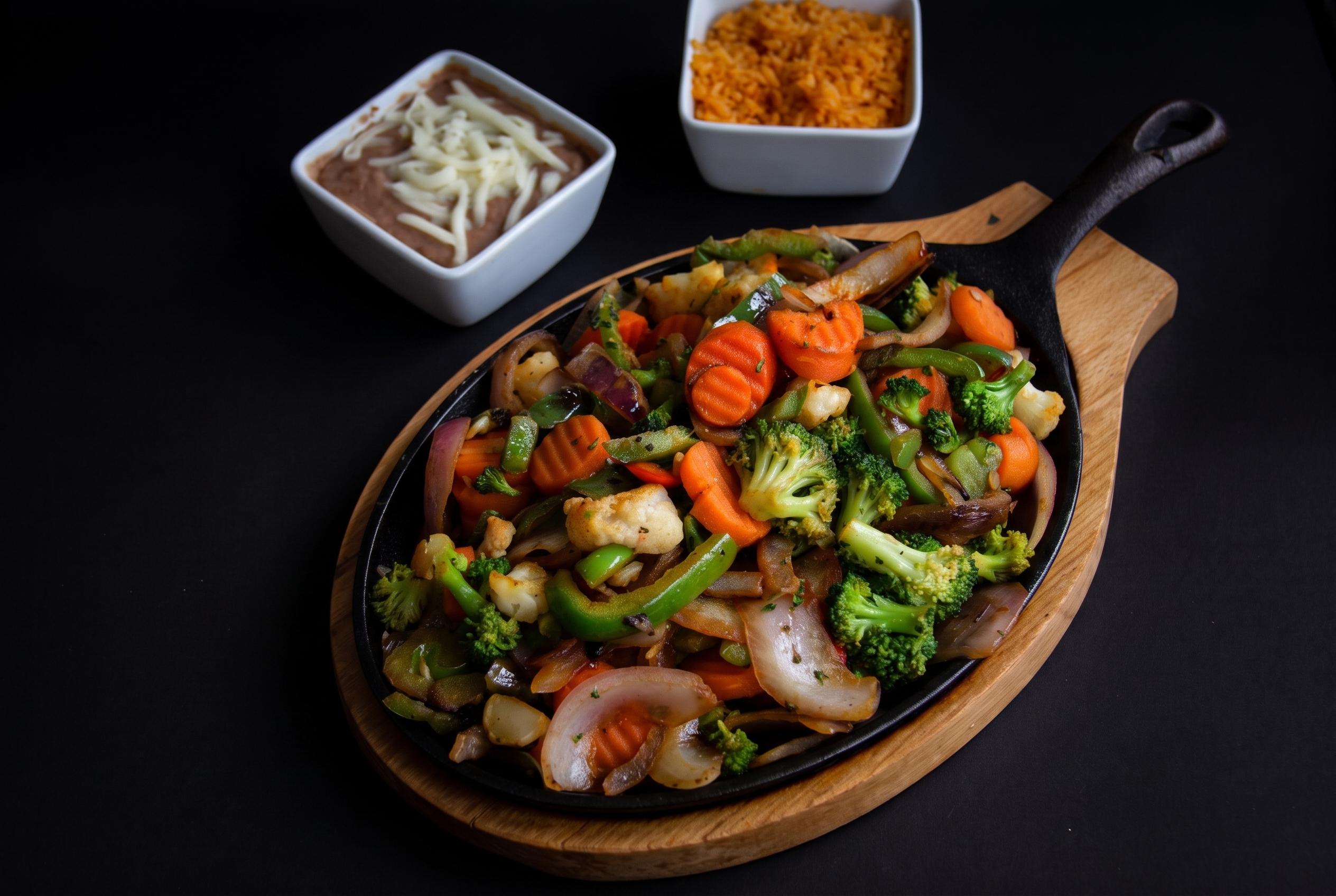 Vegetarian Fajitas.