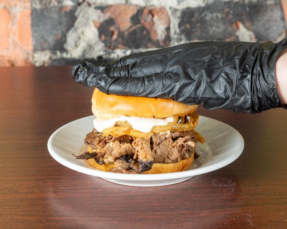 Happy Heifer Sandwich.