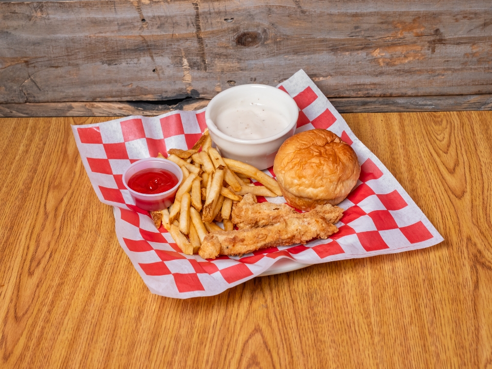 Kids Chicken Strips.