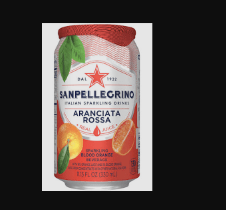 BLOOD ORANGE SODA.