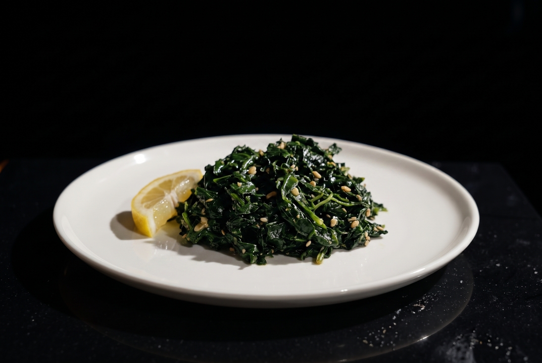 Side Sauteed Kale.
