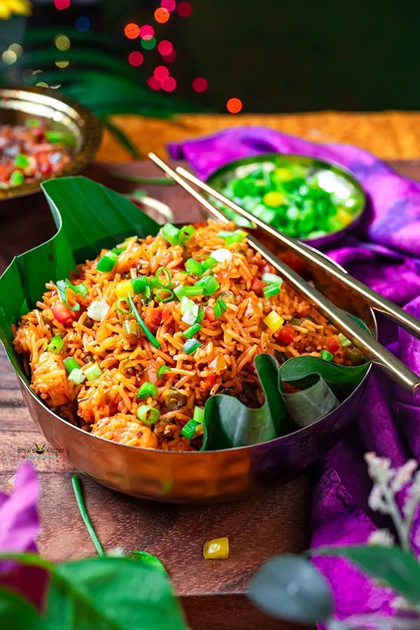 Schezwan Fried Rice.