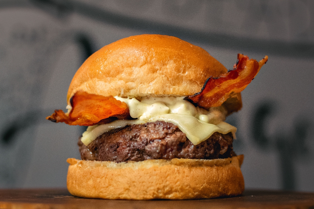 Bacon Blue Burger.