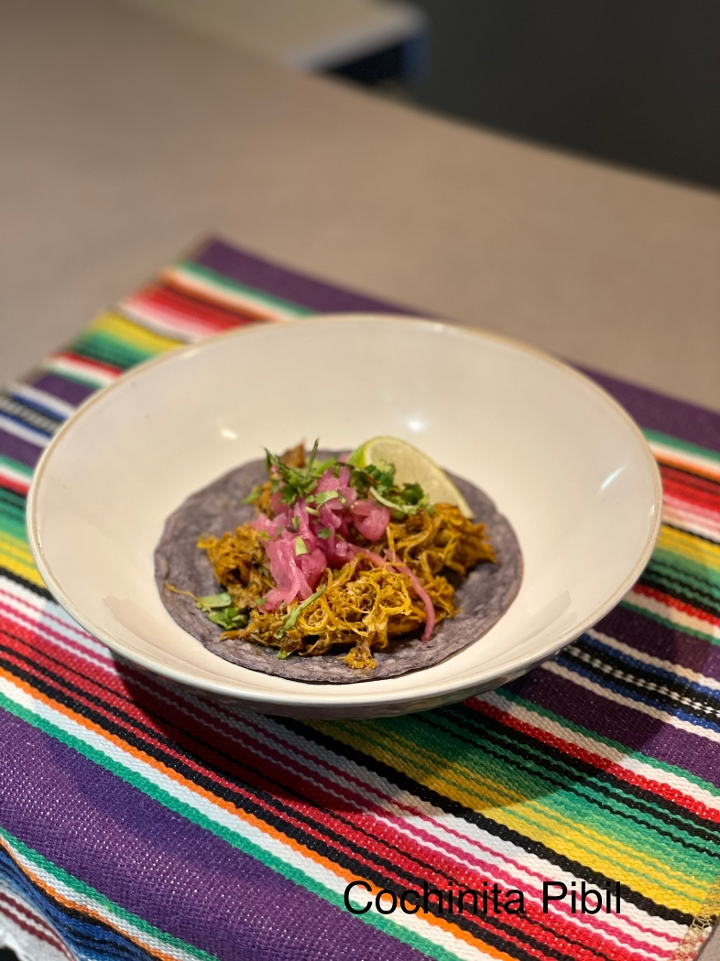 1\2 Tray Cochinita Pibil.