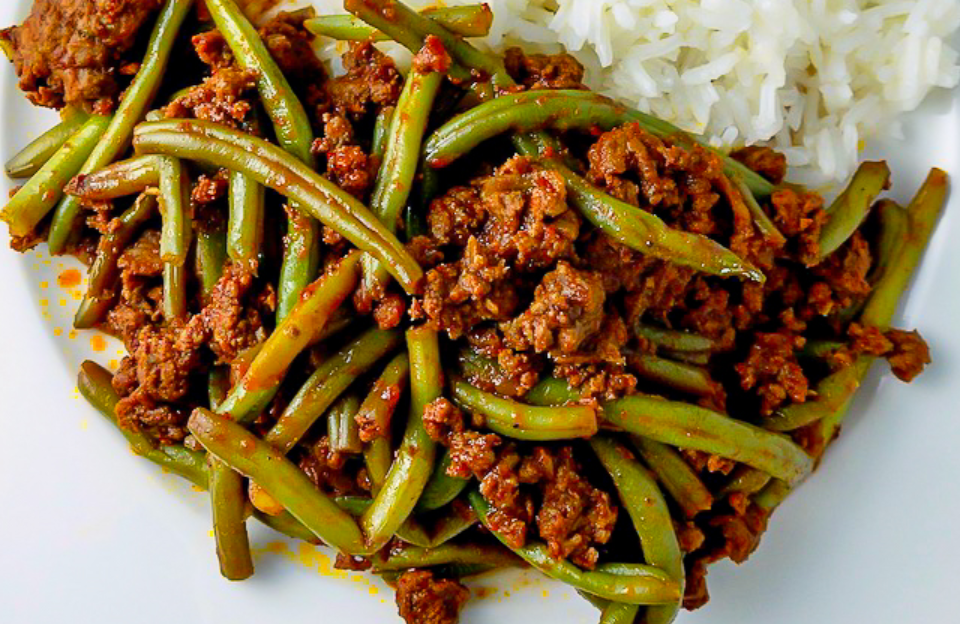 STRING BEAN BEEF.