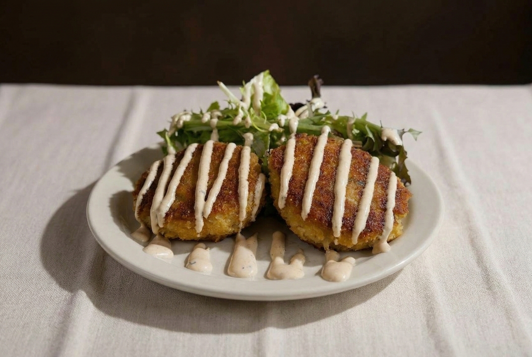 Crab Cakes.