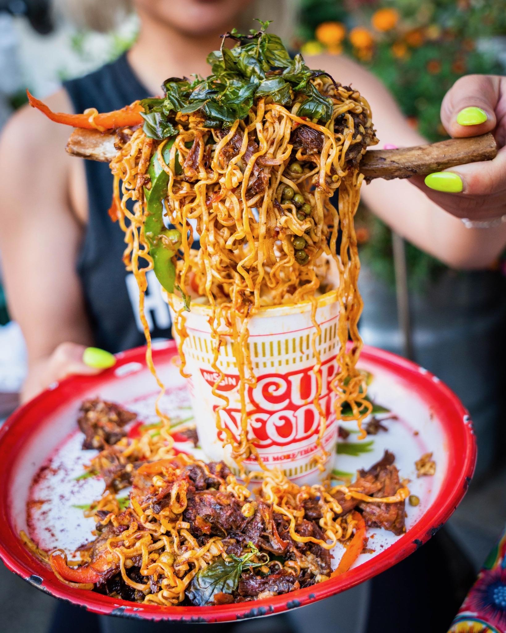 Volcano Cup Noodles.