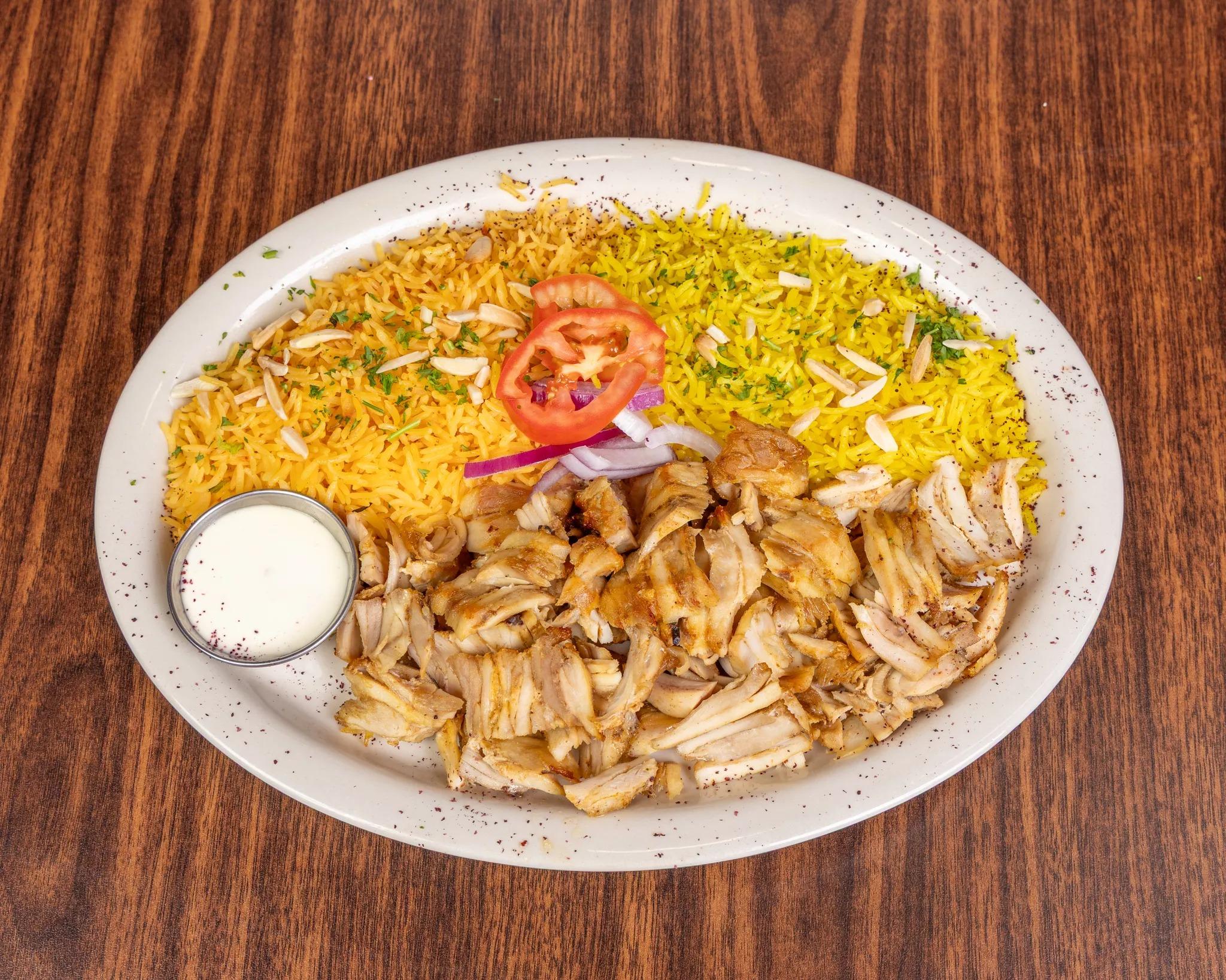 Chicken Shawarma Platter.