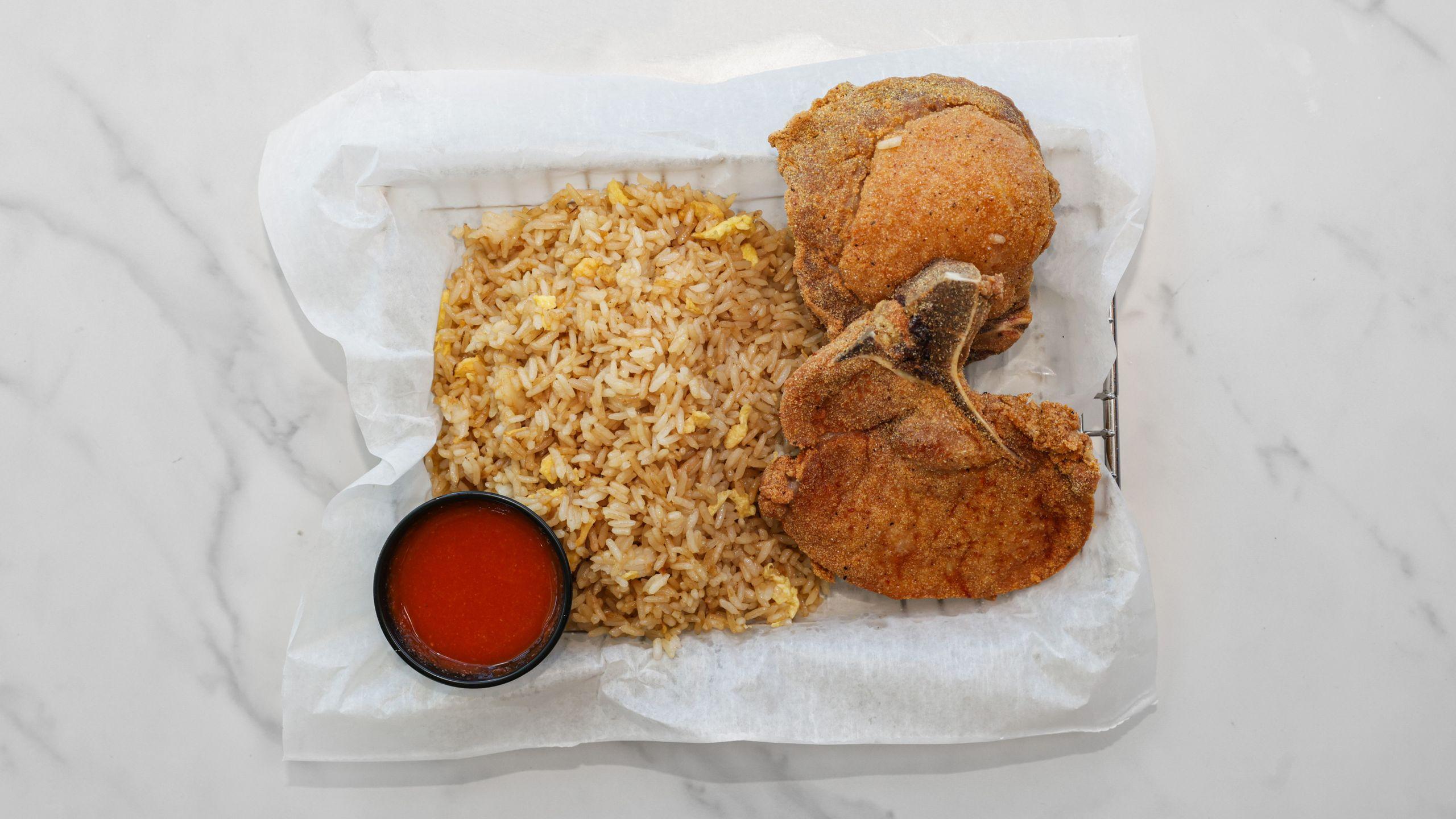 2pcs Pork Chop Combo.