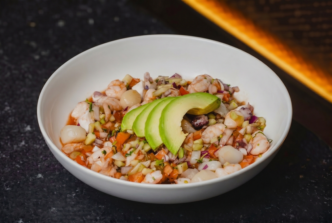 Shrimp Ceviche.