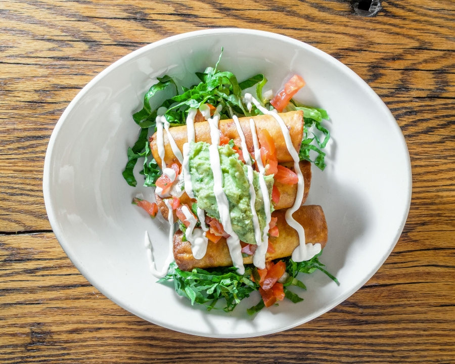 Chicken Flautas.
