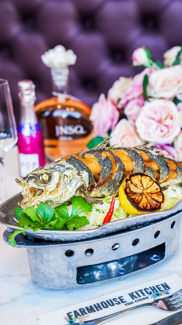 Crispy Branzino.