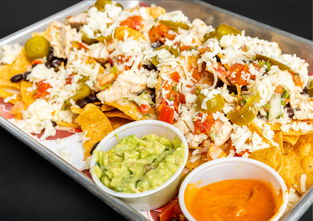 Grilled Chicken Nachos.