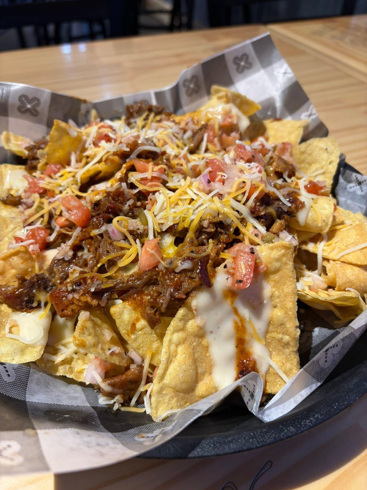 Pork Nachos.
