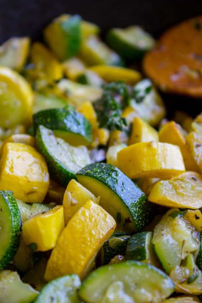 Sauteed Squash and Zucchini.