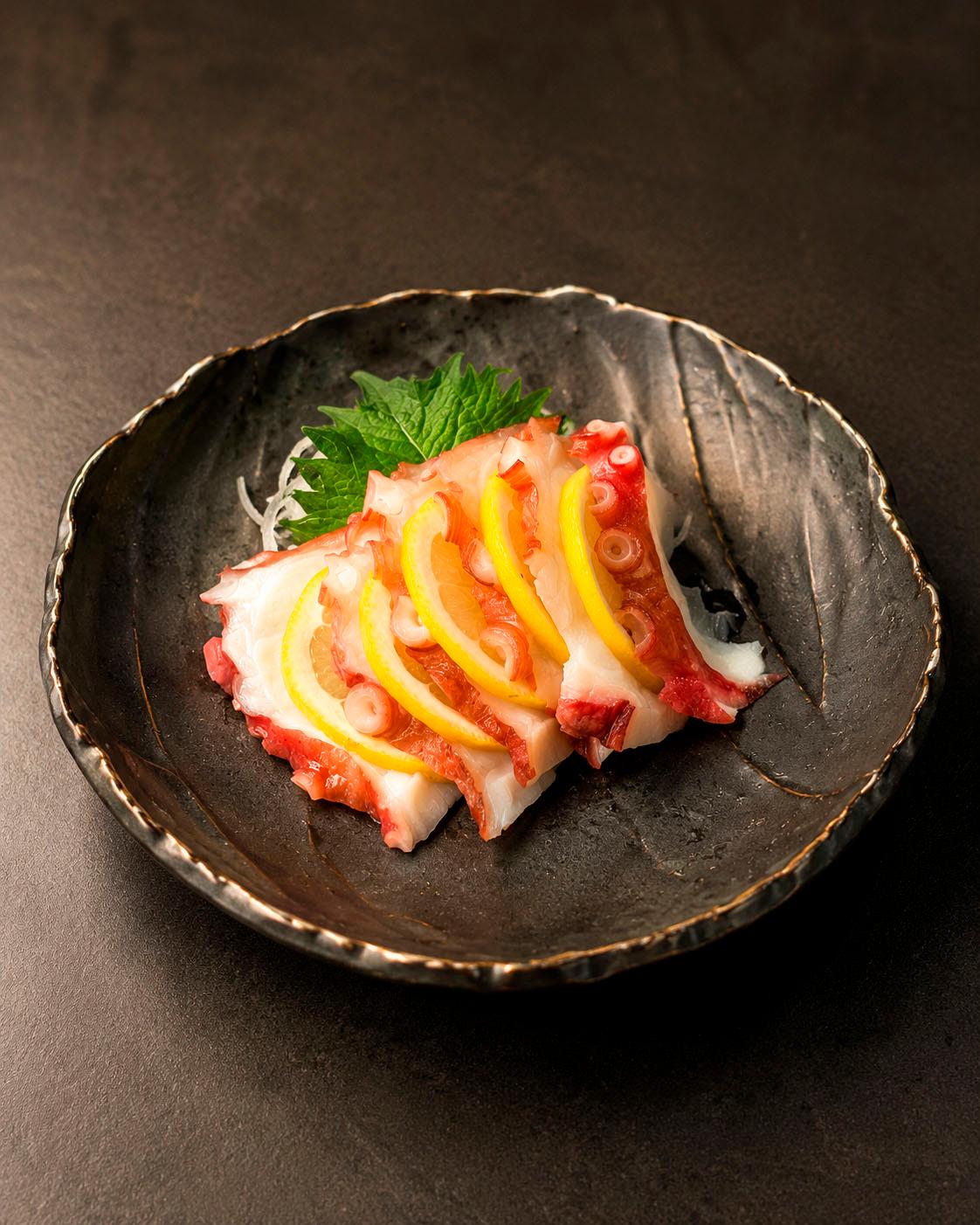 Octopus Sashimi.