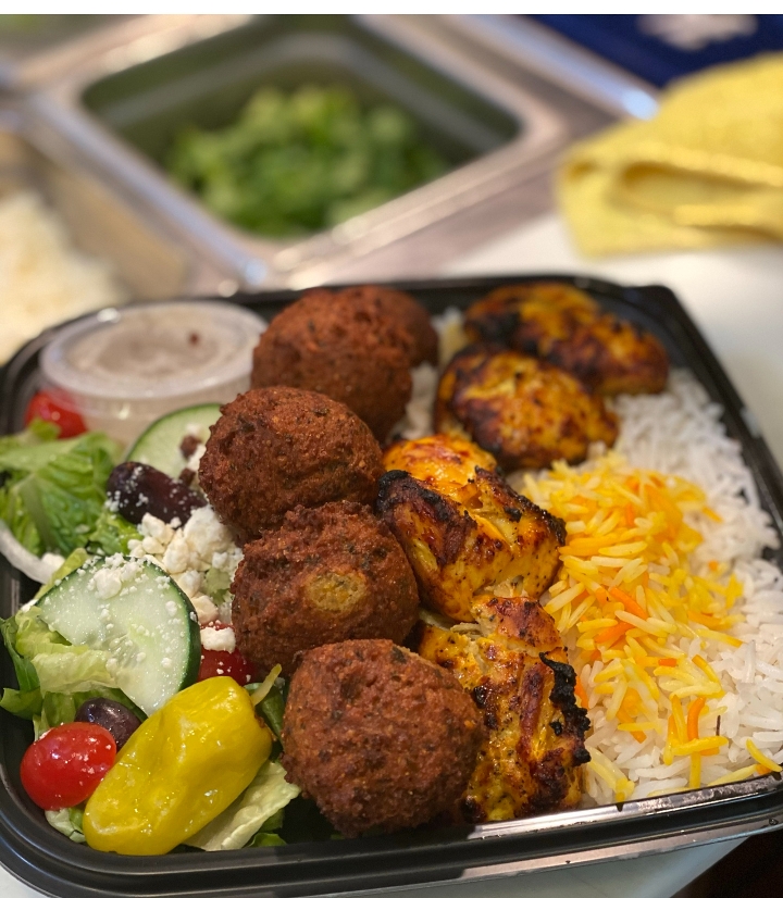 Falafel & Chicken.