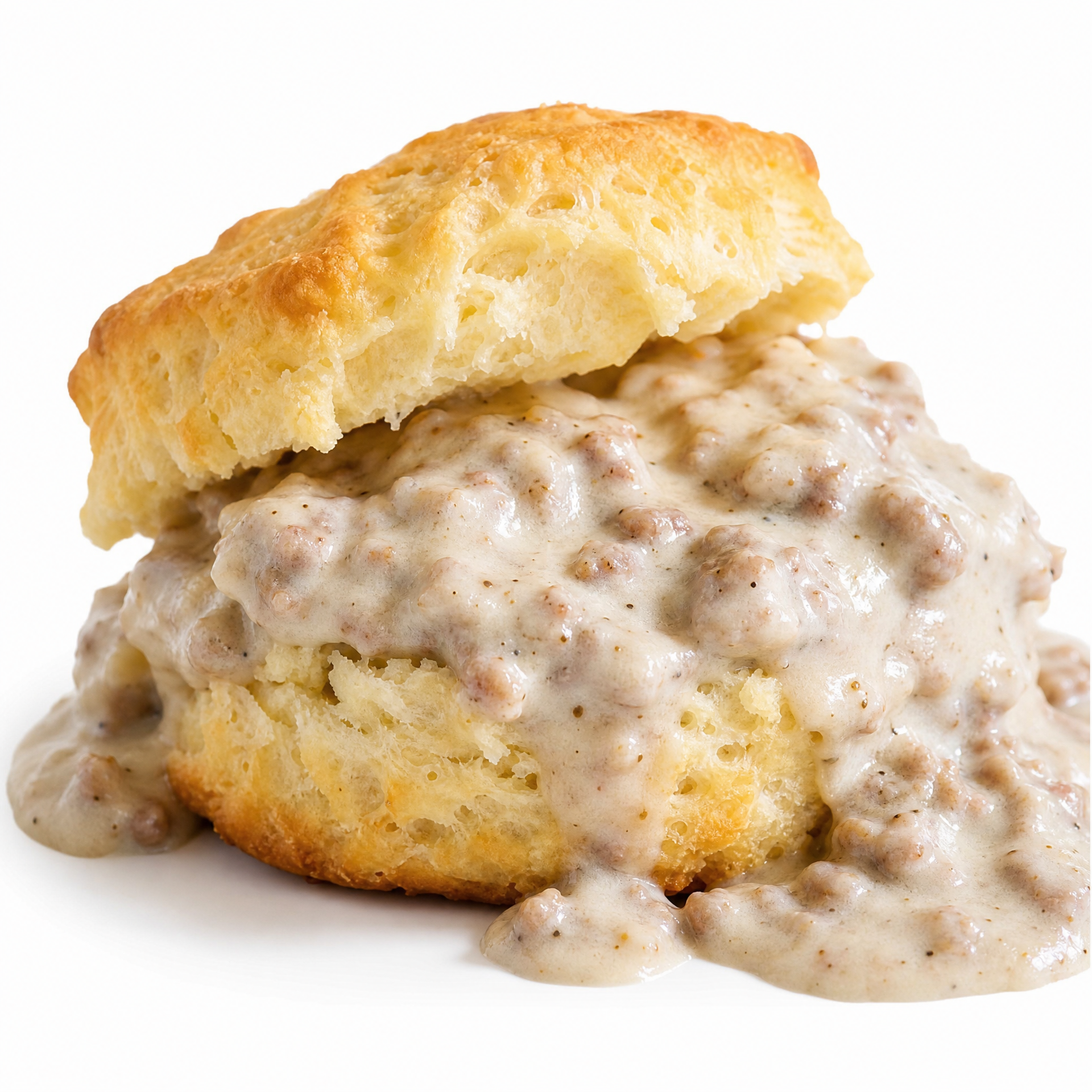 1/2 Biscuits & Gravy.