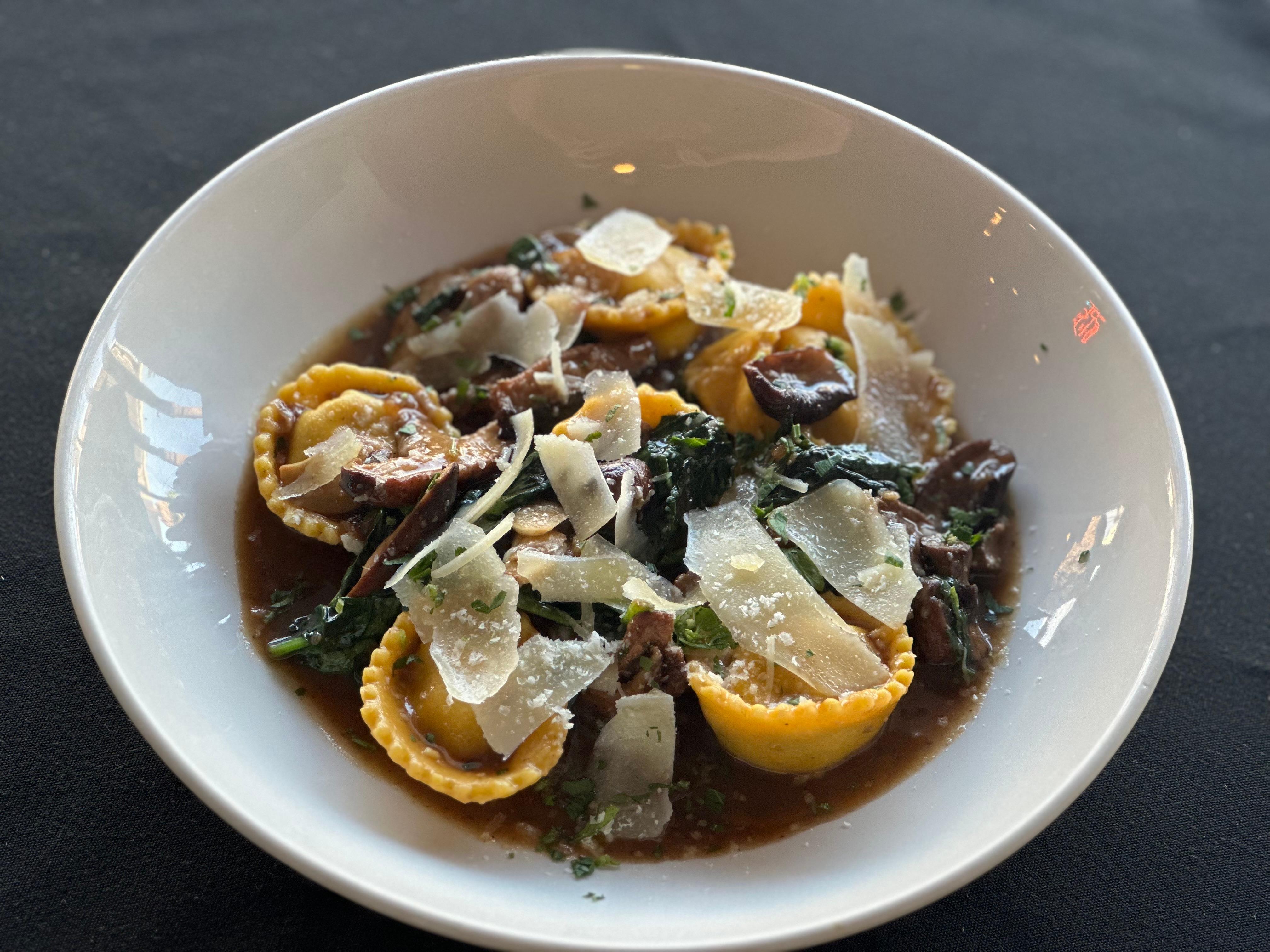 Mushroom Ravioli.