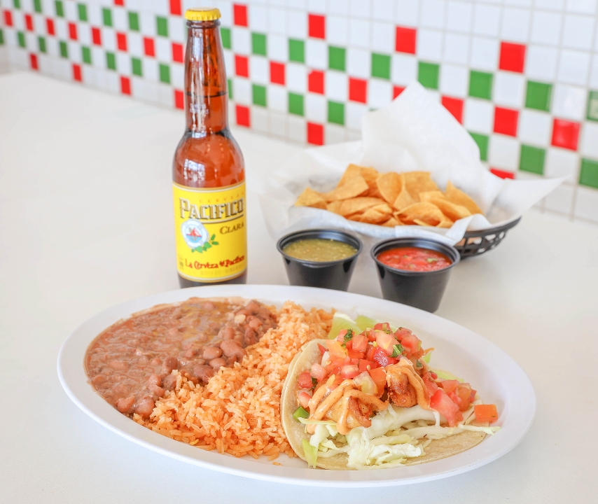 Plate 1 Fish Taco.