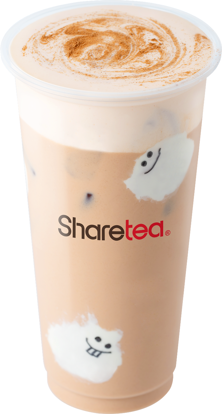 Pumpkin Milk Tea w/Pumpkin Crema.