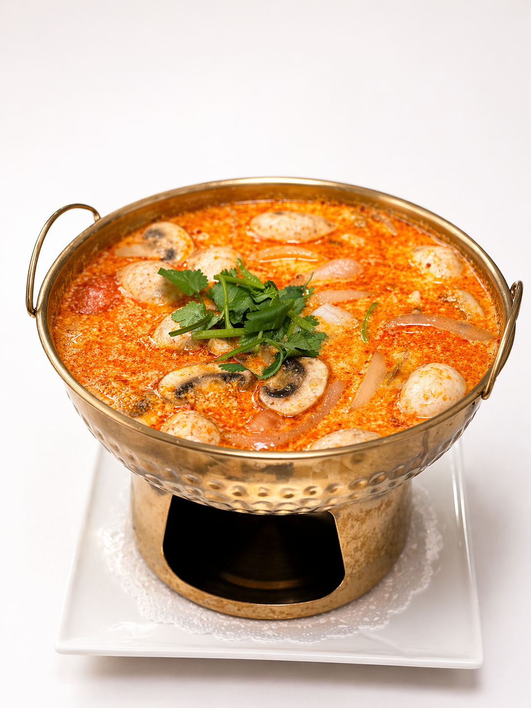 Creamy Tom Yum Seafood.