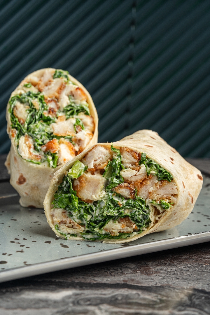 The Crispy Chicken Caesar Wrap.