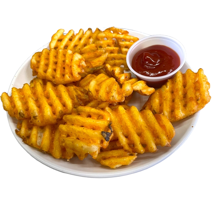 Seasoned Waffle Fries.