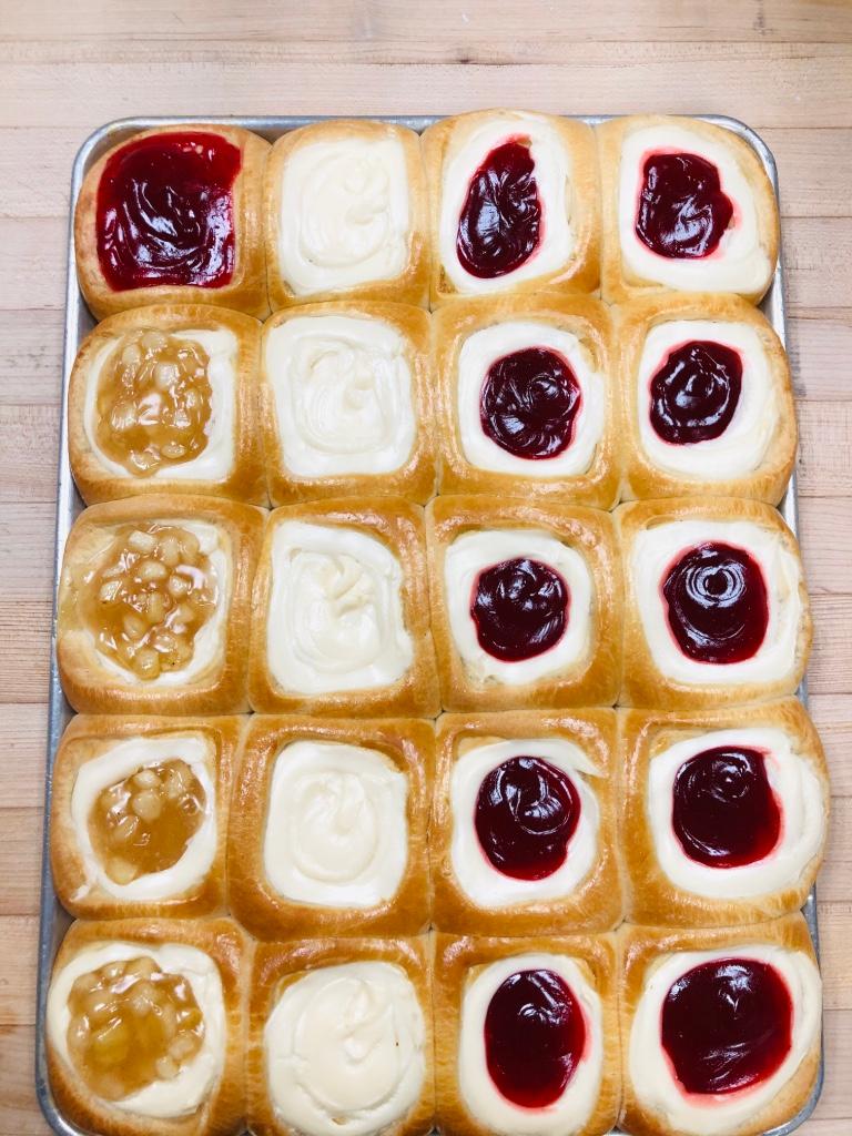 Apple & Cream Cheese Kolache.