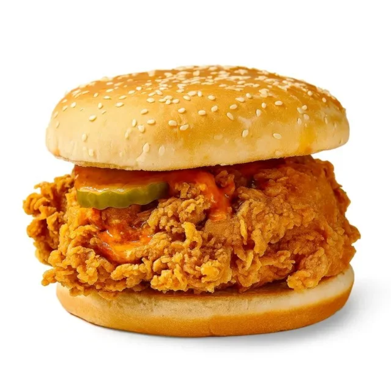 Chicken Zinger Spicy Burger Combo.
