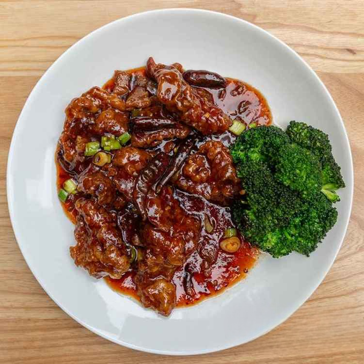 BF10. 陳皮牛/Crispy Orange Flavor Beef.