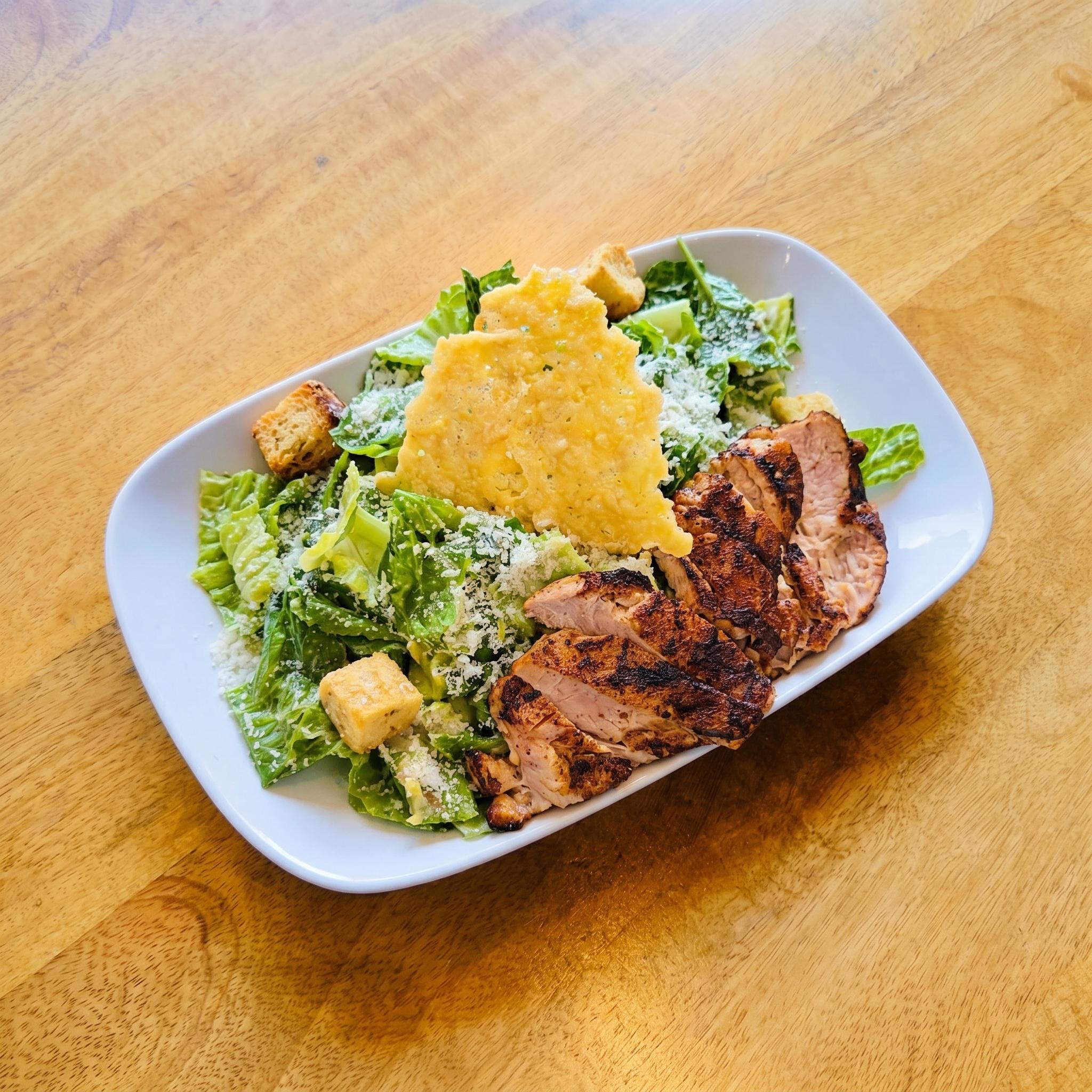 Half Caesar Salad.