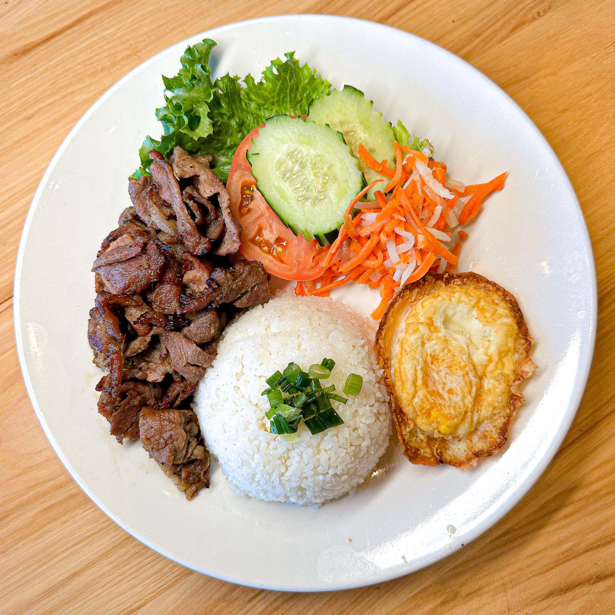BBQ Pork Broken Rice.