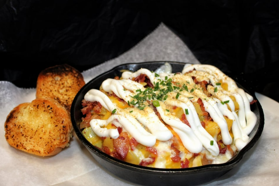 Baked Potato Mac n Cheese.