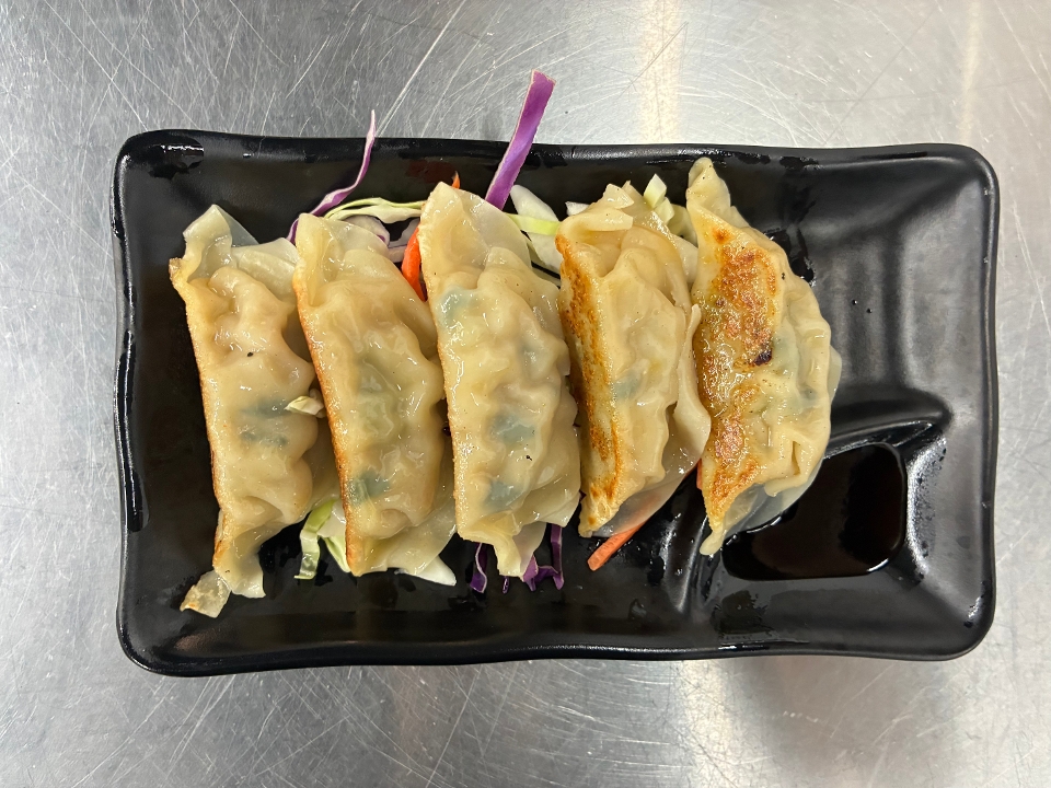 Pan Fried Pork Gyoza.
